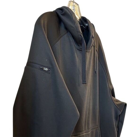 Propper Men's Black Pullover Hoodie Size L Fleece Kangaroo Pocket - Picture 3 of 11